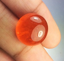 33.78cts 16.4mm Round Natural Fanta Spessartine Garnet Cabochon Loose Gemstone