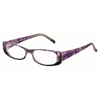 ETE Callian Violetto 52-16-140 Italy Eyeglasses w/Real Feathers Rx Avail.