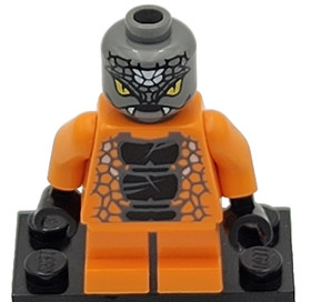 LEGO Ninjago Snike njo063 Minifigure with Weapon - Set 9448 Samurai Mech