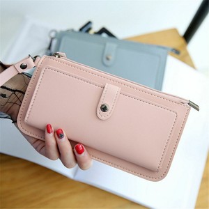 thin zipper wallet