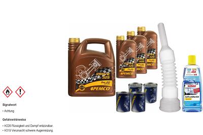 7L PEMCO iDRIVE 325 5W-20 Motoröl API SN ILSAC GF-5 inkl Additiv Auslaufschlauch