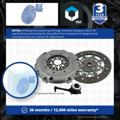 Clutch Kit 3pc (Cover+Plate+CSC) 240mm ADV183097 Blue Print 0A5141671 Quality