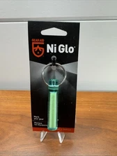 Ni-Glo Solar Gear Marker  Green Recharges By Sun or Light Source Keychain
