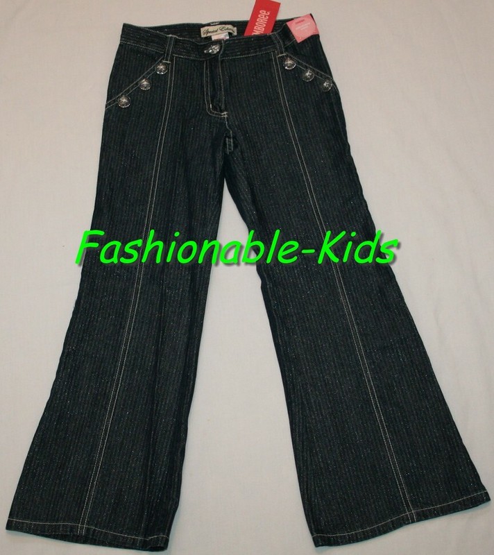 7 NWT Gymboree CITY GIRL Special Edition Sparkly Denim JEANS Girls 