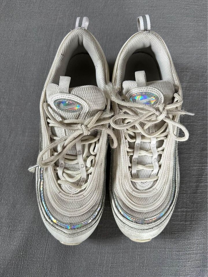 Nike Air Max 97 White Silver Running Shoes