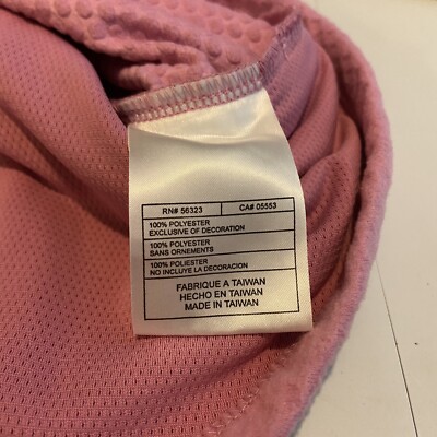 Nike Sphere Thermal Pullover Top Womens Size M Pink 1/4 Zip Long
