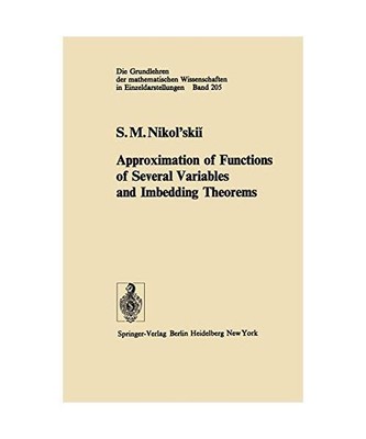 Approximation of Functions of Several Variables and Imbedding Theorems 