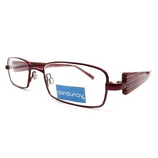 Corduroy AZC 224 Col 30 Red Kids Girls Rectangular Eyeglasses 48[]17 130 mm