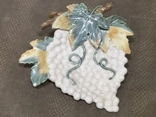 Fitz & Floyd Grape Cluster Canapé Plate