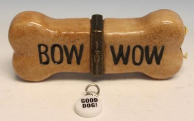 Midwest of Cannon Falls Bow Wow Dog Bone Trinket Box w/ Tag
