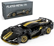 GEVINST Sports Race Car Building Kit Set for Boys & Adults, 1309 Pieces,MOC Toys