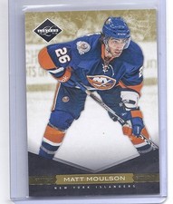 11-12 2011-12 LIMITED MATT MOULSON GOLD SPOTLIGHT /25 125 NEW YORK ISLANDERS
