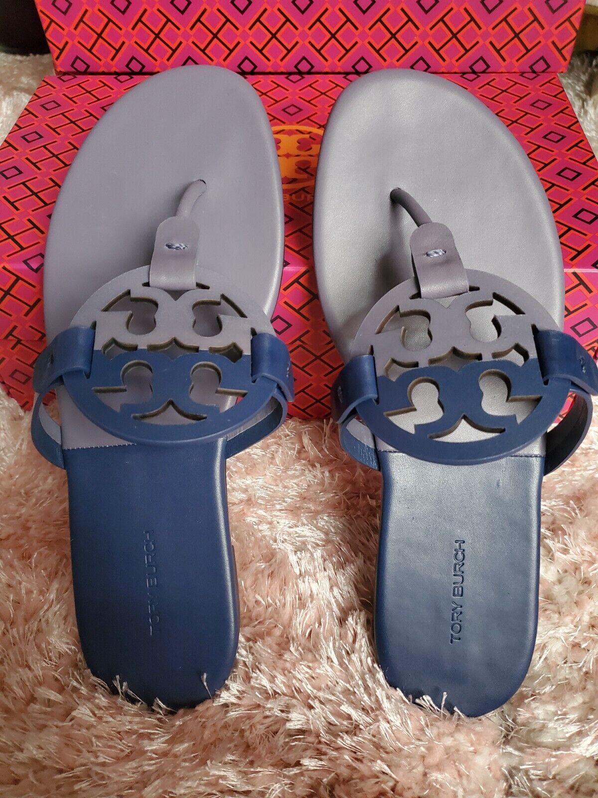 Tory Burch MILLER SOFT BICOLOR SANDAL Leather Sandal Size 7 (New in Box) | eBay Tory Burch MILLER SOFT BICOLOR SANDAL Leather Sandal Size 7 (New in Box) | eBay