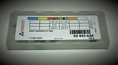 10st Ceratizit Wendeplatten  APHT 100304FR-27P AMZ  Wendeschneidplatten