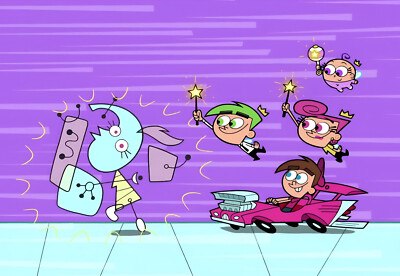 Kleines A6 The Fairly OddParents Poster (brandneu)
