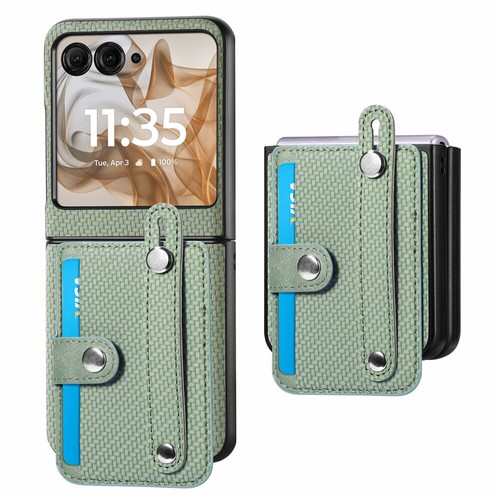 For Motorola Moto Razr 60 /50 /40 Ultra Case Leather Wallet Cover With Wristband - Picture 13 of 67