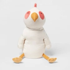 Pillowfort Chicken - Weighted Plush Throw Pillow White - 3 lbs - FREE SHIPPING