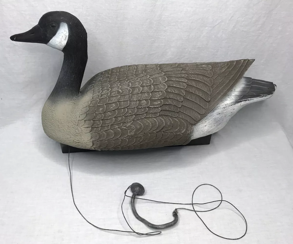 Vtg Flambeau Canada Goose Large Full Body Plastic Decoy Canadian Sinker Weight