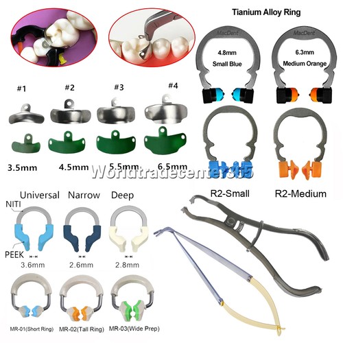 Dental Matrix Bänder Ring Abschnitt Matrice Clamp Fit Garnison Palodent V3 System - Bild 3 von 175