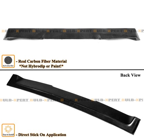 REAL Carbon Fiber Roof Spoiler Visor For 2006-2015 Honda Civic 4 Door Sedan
