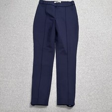 Tory Burch Sport Pants 26" Women s Medium Navy Blue Stretch Pleated Skinny