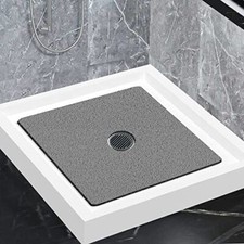 Shower Mat Non Slipsoft Square Shower Mat With Drain24 X 24 Inch Quick Drying Ba