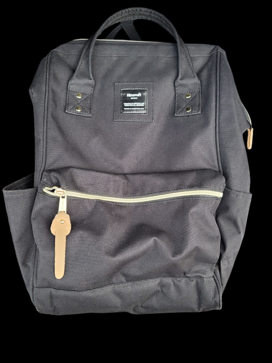 Himawari Waterproof Canvas Laptop Backpack Bag with Side Pockets