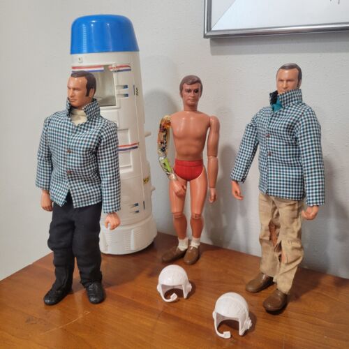 Vintage 1970s 6 Million Dollar Man Action Figure and Accessories Lot - Picture 1 of 2