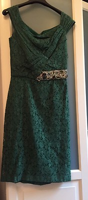 burberry green lace dress Rare Burberry Prorsum Green Lace Crystal Embellished Midi Dress 4 42, Aso Vogue