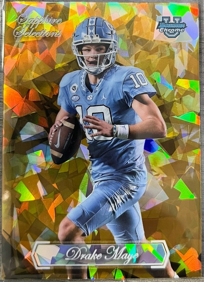 2023 Bowman University Chrome Sapphire Edition Drake Maye #SS-10 - 1 of 1