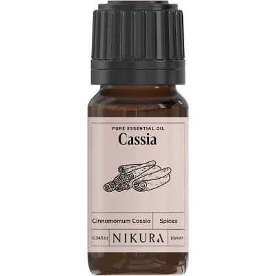 Nikura | Cassia Essential Oil 100% Pure - 10ml, 20ml, 30ml, 50ml, 100ml, 200ml