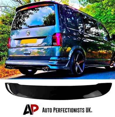 AUTO PERFECTIONISTS UK Alerón de techo VW Transporter T6 Sportline negro brillante tipo puerta trasera 2015+