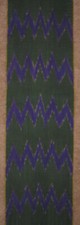 1 Yard HAND MADE UZBEK Natural 100 COTTON IKAT FABRIC 8948