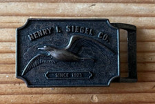 Vintage Henry I. Siegel Co. Belt Buckle