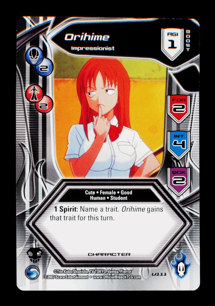2007 Orihime Impressionst U111 Shonen Jump Bleach Trading Card TCG
