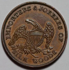 (1850's) Chesebrough Stearns & Co. token, New York, NY, Miller NY 155A
