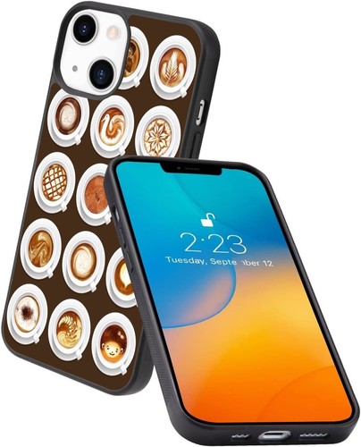 Anti scratch Cover For iPhone SE XS XR Max 5 6 7 8 Plus Magical Latte Coffee - Picture 18 of 25