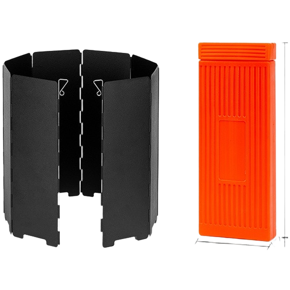 Pare-brise Pour Réchaud De Camping | Pare-brise Pour Réchaud De Randonnée – Pare-brise Pliable D'extérieur Léger En Acier Inoxydable Portable Pour Pique-nique Randonnée Cuisine