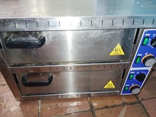 Electric Commercial Pizza Oven Double Deck Catering Equipment