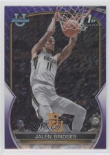 2022-23 Bowman U Chrome Purple Shimmer Refractor Jalen Bridges #99 0wp8