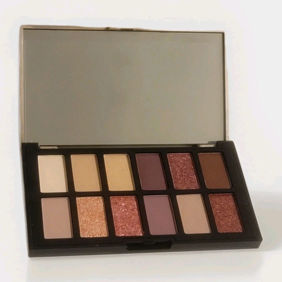 KLEANCOLOR Gold Ombre Eyeshadow 12-Shades Color Palette - Pink Gold Makeup  - Image 2 of 4