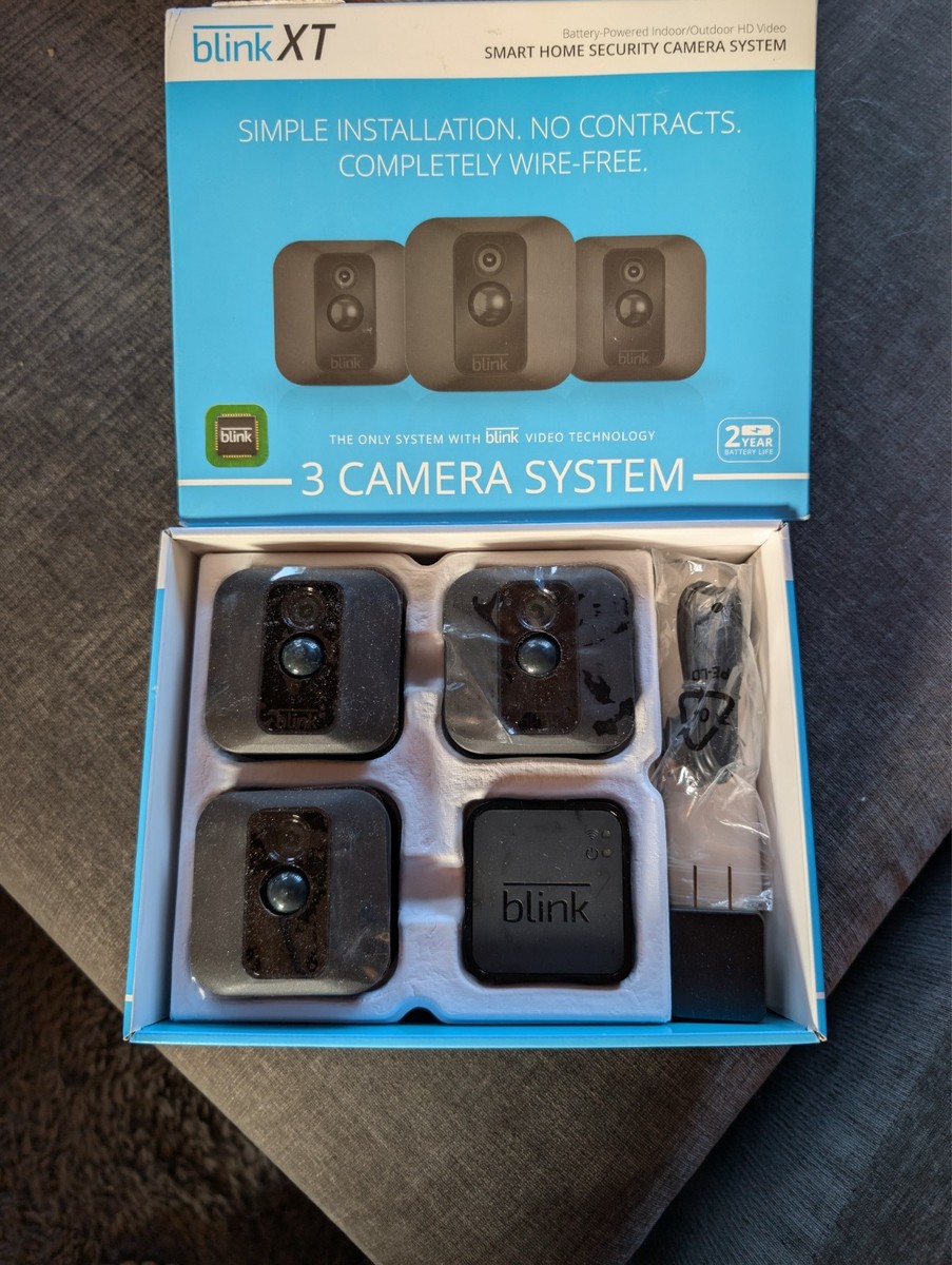 Battery Powered Blink Xt Three Camera System Smart Security Blink