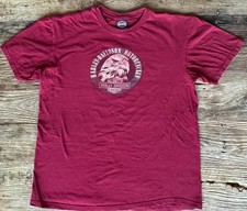 Harley Davidson tshirt burgundy size XL "Eagles Nest" lathrop ca
