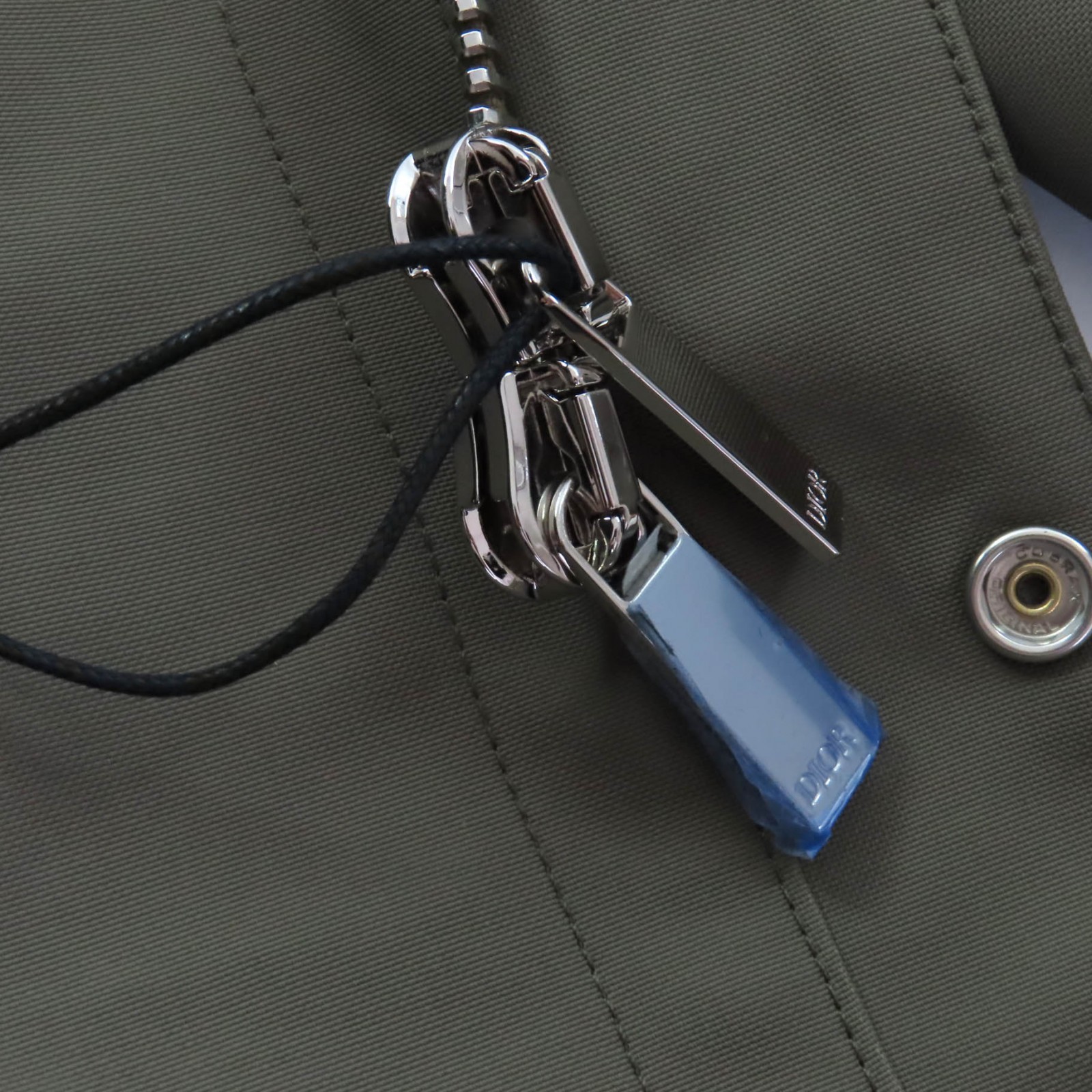 DIOR SHAWN STUSSY Mod coat khaki Nylon mens 46 033C313A4875 thumbnail 8