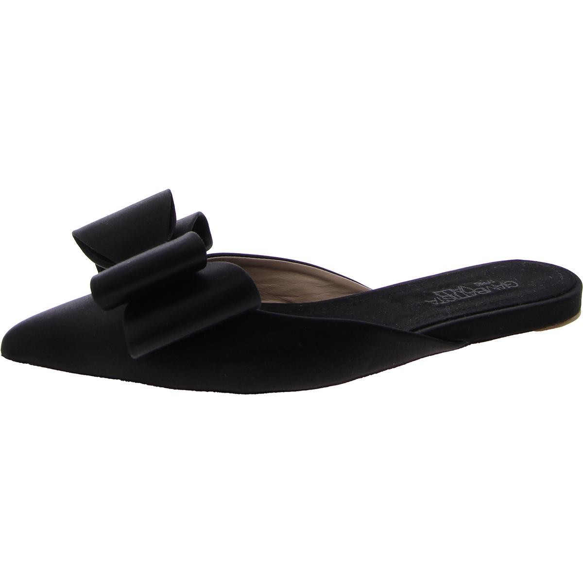 Женские черные кожаные шлепанцы Giambattista Valli размер 37 средний BM BHFO 7613 39490₽