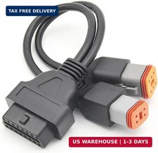 4 pin 6pin obd2 Motorcycle Cable Diagnostic Scanner Adapter 4Pin 6Pin 2 in 1 Mot