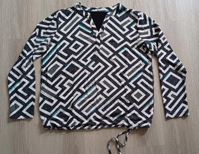 Cecil Langarmshirt Gr. M geometrisches Muster