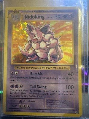 Nidoking 45/108 Evolutions Holo