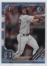 2019 Bowman Draft Chrome Sky Blue Refractor Cooper Johnson #BDC-200 0q4s