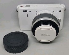 Nikon 1 J1 Mirrorless Digital Camera Nikkor 10-30mm 3.5-5.6 Lens White Working